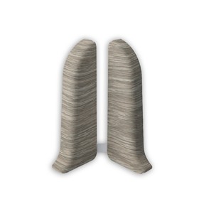 Заглушки (левая/правая) Лексида 55мм Ясень серый (1пара/блистер)