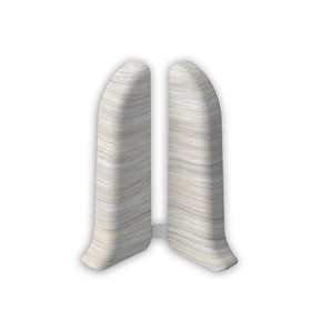 Заглушки (левая/правая) Лексида 55мм Клен белый (1пара/блистер)