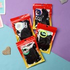 Резинки для волос «Спорт», набор 50 шт., 2.5 см+ 2 шт., 4 см, чёрные - фото 60818089