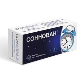 

Соннован таблетки, покрытые пленочной оболочкой 3 мг №30