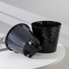 Кашпо с дренажной вставкой «Manhattan», 1,6 л, d=16 см, цвет оникс - фото 24254940