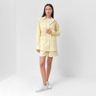 Костюм женский (рубашка и шорты) MIST Summer time, размер 50, желтый - Фото 4