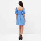 Платье женское с объемными рукавами MIST Summer time, голубой, р. 42 - Фото 6