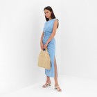 Платье женское с драпировкой MIST Summer time, голубой, р.48 9709905