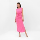 Платье женское с драпировкой MIST Summer time, розовый, р.44 - фото 319774172