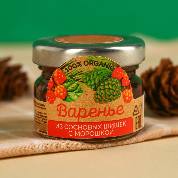 

Варенье из сосновых шишек «С морошкой», 30 г.
