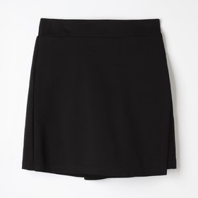 Юбка-шорты для девочки, цвет чёрный, рост 128 см
