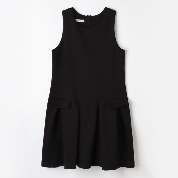 Сарафан для девочки , цвет чёрный, рост 128 см - Фото 1