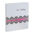 Фотоальбом 20 листов магнит "Кружевная тесьма с блеском" 27х23,5х3,4 см - Фото 1