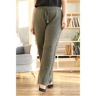 Брюки женские, размер 56, цвет хаки - Фото 5