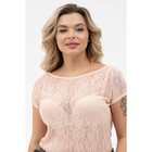 Блуза женская, размер 52, цвет персиковый - Фото 7