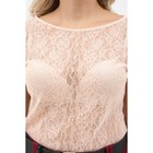 Блуза женская, размер 52, цвет персиковый - Фото 8