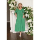 Платье женское, размер 46, цвет зелёный - Фото 2