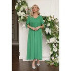 Платье женское, размер 46, цвет зелёный - Фото 4