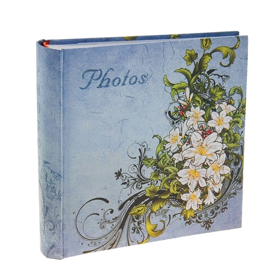 Фотоальбом 200 фото 10х15 см "Композиция" 22х23х5,5 см