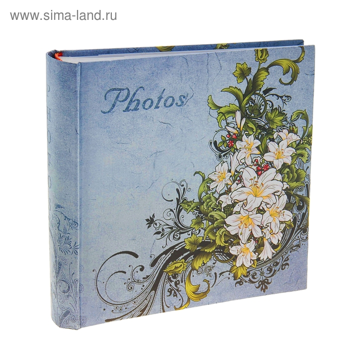 Фотоальбом 200 фото 10х15 см "Композиция" 22х23х5,5 см - Фото 1