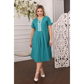 

Платье женское, размер 56, цвет бирюзовый