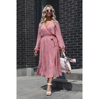 Платье женское, размер 46, цвет розовый - Фото 4