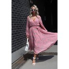 Платье женское, размер 46, цвет розовый - Фото 7