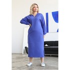 Платье женское, размер 52, цвет синий - Фото 12