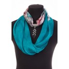 Шарф женский, цвет зелёный - Фото 2