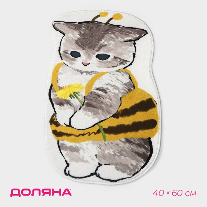 Коврик для дома Доляна «Крошка Киса», 40×60 см - Фото 1