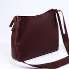 Сумка-мешок на кнопке, цвет бордовый - фото 25431904