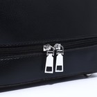 Сумка женская на молнии, цвет чёрный 9681240