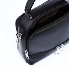 Сумка женская на молнии, цвет чёрный 9681240