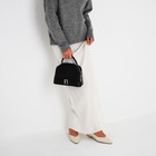 Сумка женская на молнии, цвет чёрный 9681240