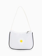 Сумка молодёжная на молнии, с принтом, 24×6.5×17 см, белая - Фото 9