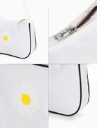 Сумка молодёжная на молнии, с принтом, 24×6.5×17 см, белая - Фото 3