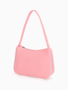 Сумка молодёжная на молнии, с принтом, 24×6.5×17 см, розовая - Фото 8