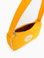 Сумка молодёжная на молнии, с принтом, 24×6.5×17 см, жёлтая - Фото 2