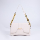 Сумка женская мессенджер на магните, 25×6×14 см, молочный - Фото 5