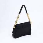 Сумка женская мессенджер на магните, 25×6×14 см, чёрный - Фото 4