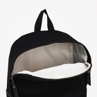 Рюкзак на молнии, 4 наружных кармана, цвет чёрный - Фото 4