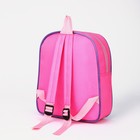 Рюкзак детский на молнии, 1 наружный карман, вставка МИКС, цвет розовый - Фото 6
