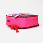 Рюкзак детский на молнии, 1 наружный карман, вставка МИКС, цвет розовый - фото 7334095