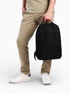 Рюкзак школьный на молнии, 2 кармана, размер 28×12×44 см, чёрный - Фото 13