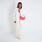 Сумка женская багет на молнии, 22×9×12 см, розовая - Фото 10