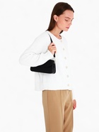 Сумка женская на магните, цвет чёрный - фото 40427868