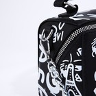 Сумка женская на молнии, цвет чёрный - фото 38838024