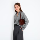 Сумка женская тоут на молнии, цвет бордовый - фото 24702190