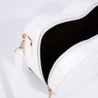 Сумка кросс-боди на молнии, цвет белый - фото 24442207