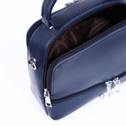 Сумка кросс-боди на молнии, цвет синий - фото 22746829