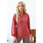 Пуловер женский, размер 48, цвет красный - фото 82139
