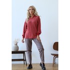 Пуловер женский, размер 48, цвет красный - фото 82144