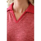 Пуловер женский, размер 48, цвет красный - фото 82136