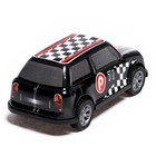 Набор металлических машин «Гоночные», 3 штуки, светофор и конус в комплекте, цвет МИКС - фото 22557824